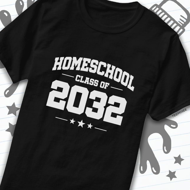 Graduation Back to Home School Class of 2032 T-Shirt (Creator Uploaded)