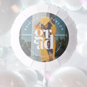 Graduation Balloon with Modern Design and Photo