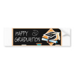 Graduation Banner Bumper Sticker