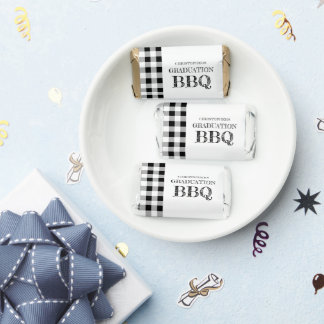 Graduation BBQ Gingham Hershey's Miniatures