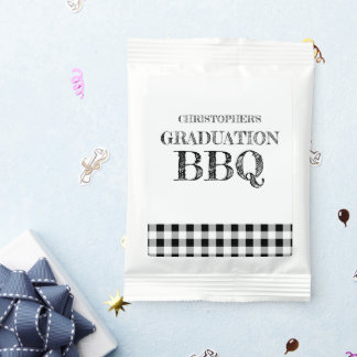 Graduation BBQ Gingham Lemonade Drink Mix