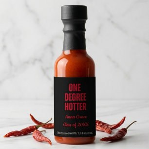 Graduation BBQ Party Favor for Guests   Hot Sauces