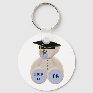 Graduation-Bear 2008 I DID IT! Keychain