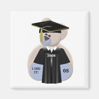 Graduation-Bear I DID IT! Magnet