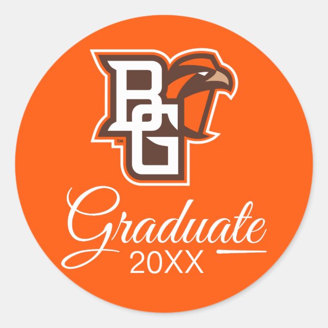 Graduation | BG Falcons Classic Round Sticker (Front)