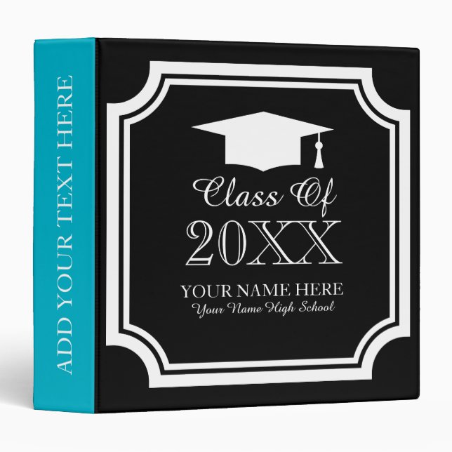 Graduation binder for  2025 high school graduate (Front/Spine)