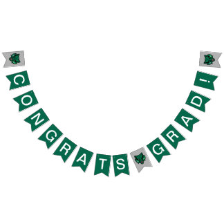 Graduation Binghamton Bearcats Logo Bunting Flags