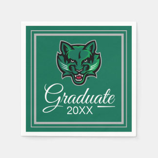 Graduation Binghamton Bearcats Logo Napkins