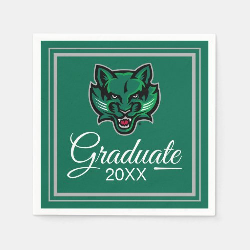 Graduation Binghamton Bearcats Logo Napkins
