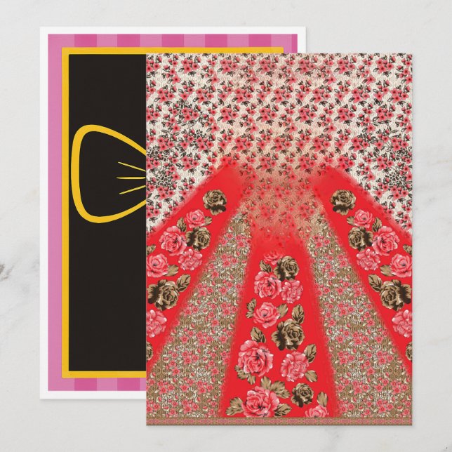 Graduation, Birthday & Party Invitation Cards (Front/Back)