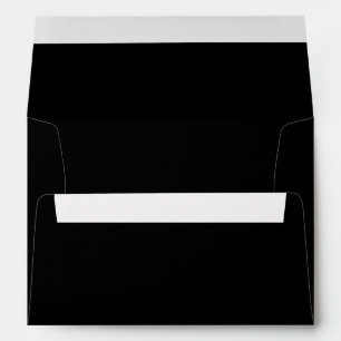 Graduation Black and White Grad Caps Name Address Envelope