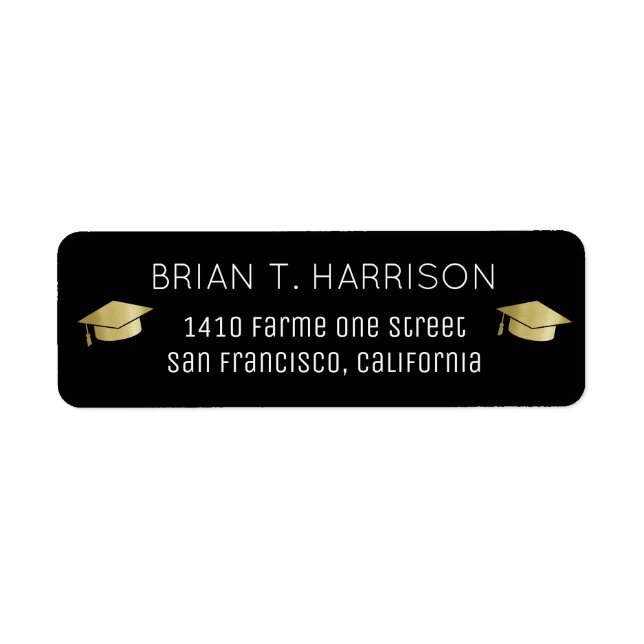 graduation black label (Front)