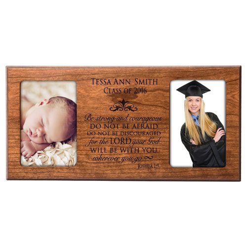 Graduation Blessings Cherry Maple Picture Frame