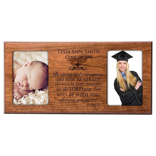 Graduation Blessings Cherry Maple Picture Frame (Front)