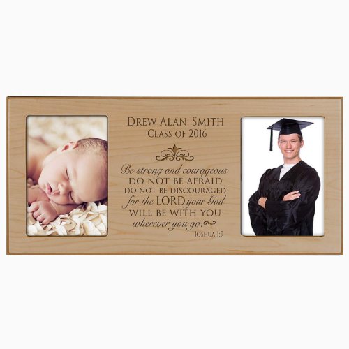 Graduation Blessings Maple Twin Picture Frame