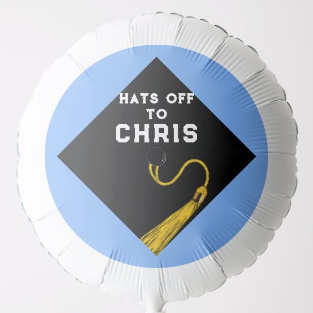 Graduation Blue Balloon (Front)