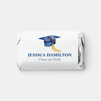 Graduation blue hat Favor Chocolate