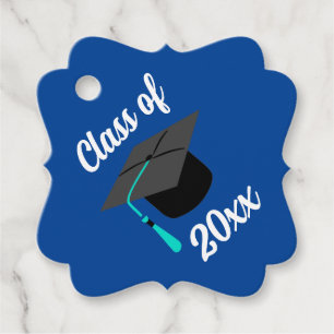 Graduation Blue Personalized Gift Tags