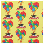 Graduation Book, Heart, Balloons, Diploma Fabric