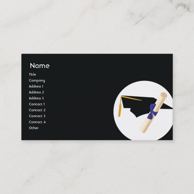 Graduation - Business Card (Front)