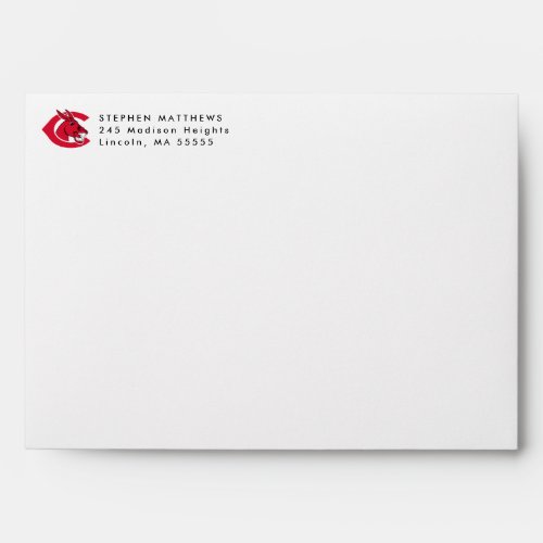 Graduation C Mules Logo Envelope