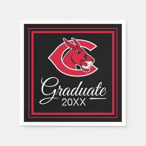 Graduation C Mules Logo Napkins