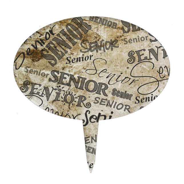 graduation cake topper (Front)