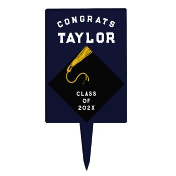 Graduation Cake Topper by partygames at Zazzle