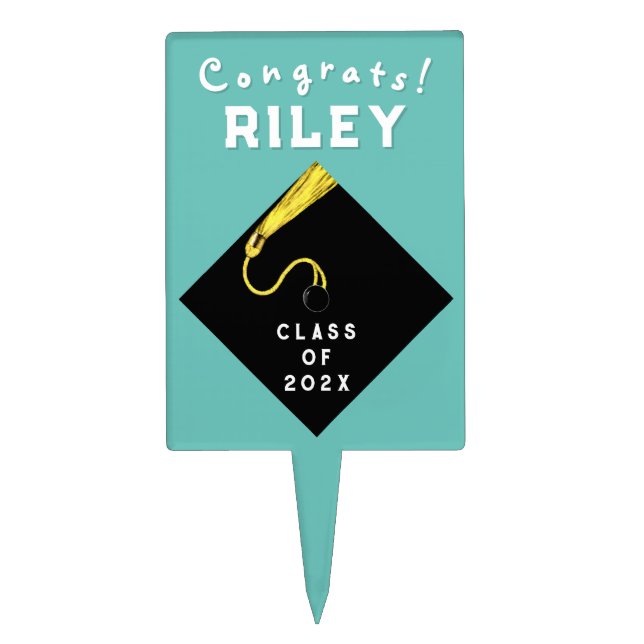 Graduation Cake Topper (Front)