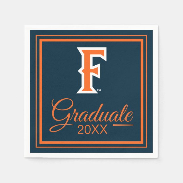 Graduation Cal State Logo Napkins (Front)