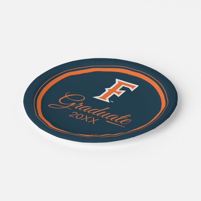 Graduation Cal State Logo Paper Plates (Angled)