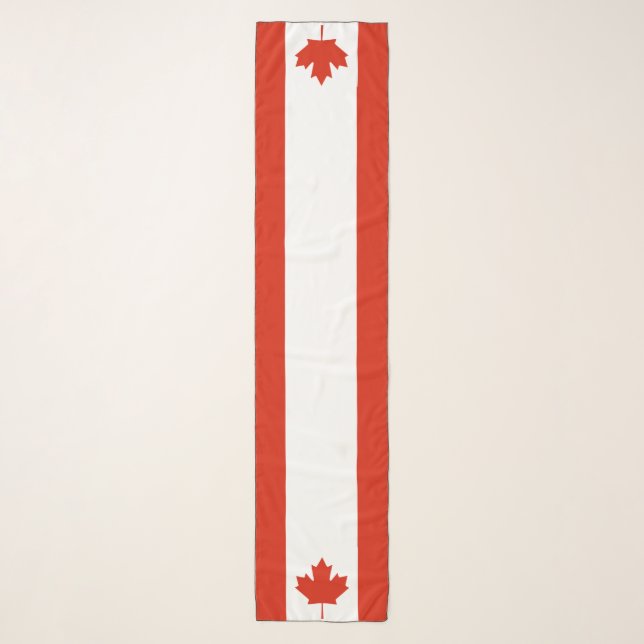Graduation Canadian Flag Scarf Stole Sash (Front)