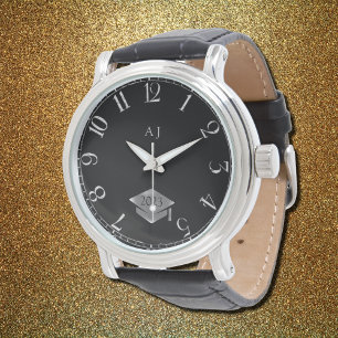 Graduation cap 2023  -  personalized  watch