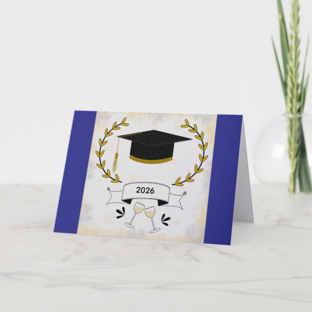 Graduation Cap 2026  Greeting Card (Front)
