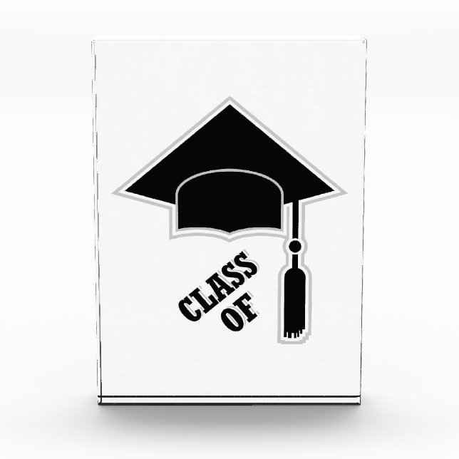 Graduation Cap Acrylic Award (Front)