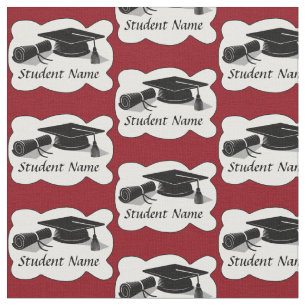 Graduation Cap and Diploma Fabric