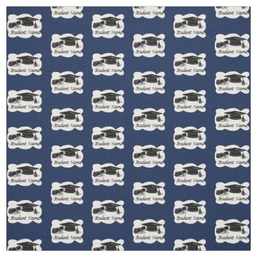 Graduation Cap and Diploma Fabric