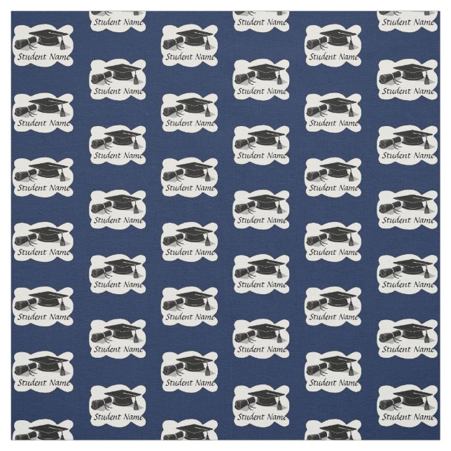 Graduation Cap and Diploma Fabric (Swatch)