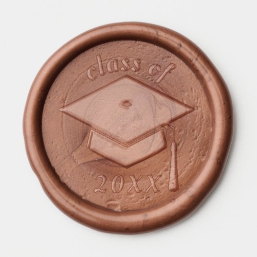 Graduation Cap Any Color Personalized Graduate  Wax Seal Sticker