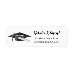 Congratulations On Your Graduation Return Address Labels | Zazzle