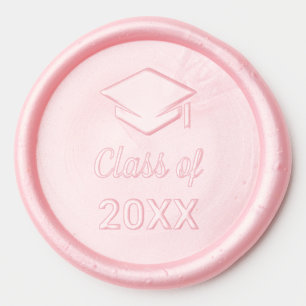 Graduation Cap Class Of Any Year Congrats Grad Wax Seal Sticker