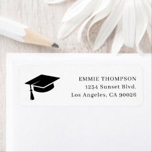 Graduation Cap Classic Label