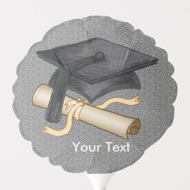 Graduation Cap Diploma Balloon (Front)