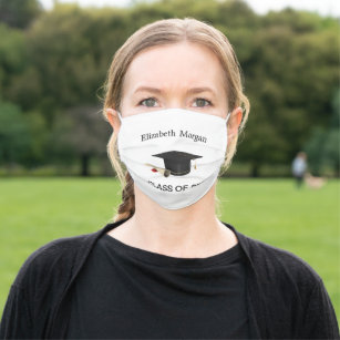 Graduation Cap Diploma Class Of 2020 Adult Cloth Face Mask