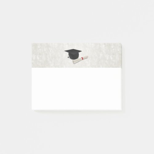 Graduation Cap Diploma Customizable Post_it Notes