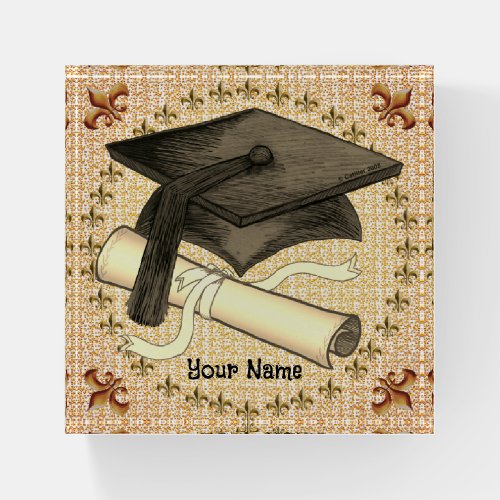 Graduation Cap Diploma  Paperweight