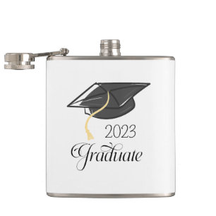 Graduation Cap Graduate Year Graduation Gift Flask