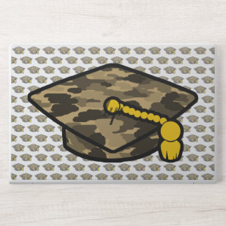 Graduation Cap Khaki Camo HP Laptop Skin