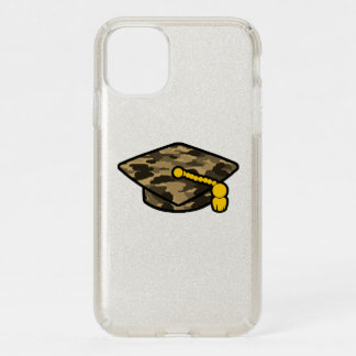 Graduation Cap Khaki Camo Speck iPhone 11 Case
