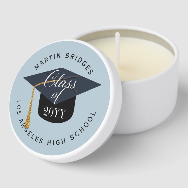 Graduation Cap Mini Candle Favors (Corner)